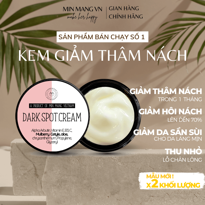 Kem Giảm Thâm Nách, Serum Khử Mùi Hôi Nách, Dưỡng Da Trắng, Dùng Được Cho Peel Nách, Thâm Mông, Đầu Gối, Vùng Kín