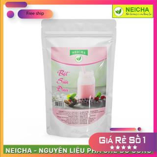 Bột trà sữa vị dâu neicha pha sẵn - gói 200g