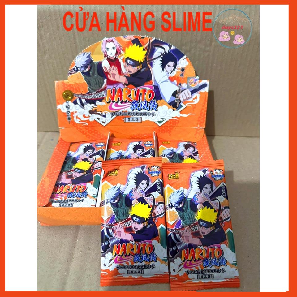 Set 5 Ảnh Thẻ Nhân Phẩm NARUTO Pack Card In Hình Nhân Vật Anime - ĐẠI CHIẾN LÀNG LÁ MSP90252