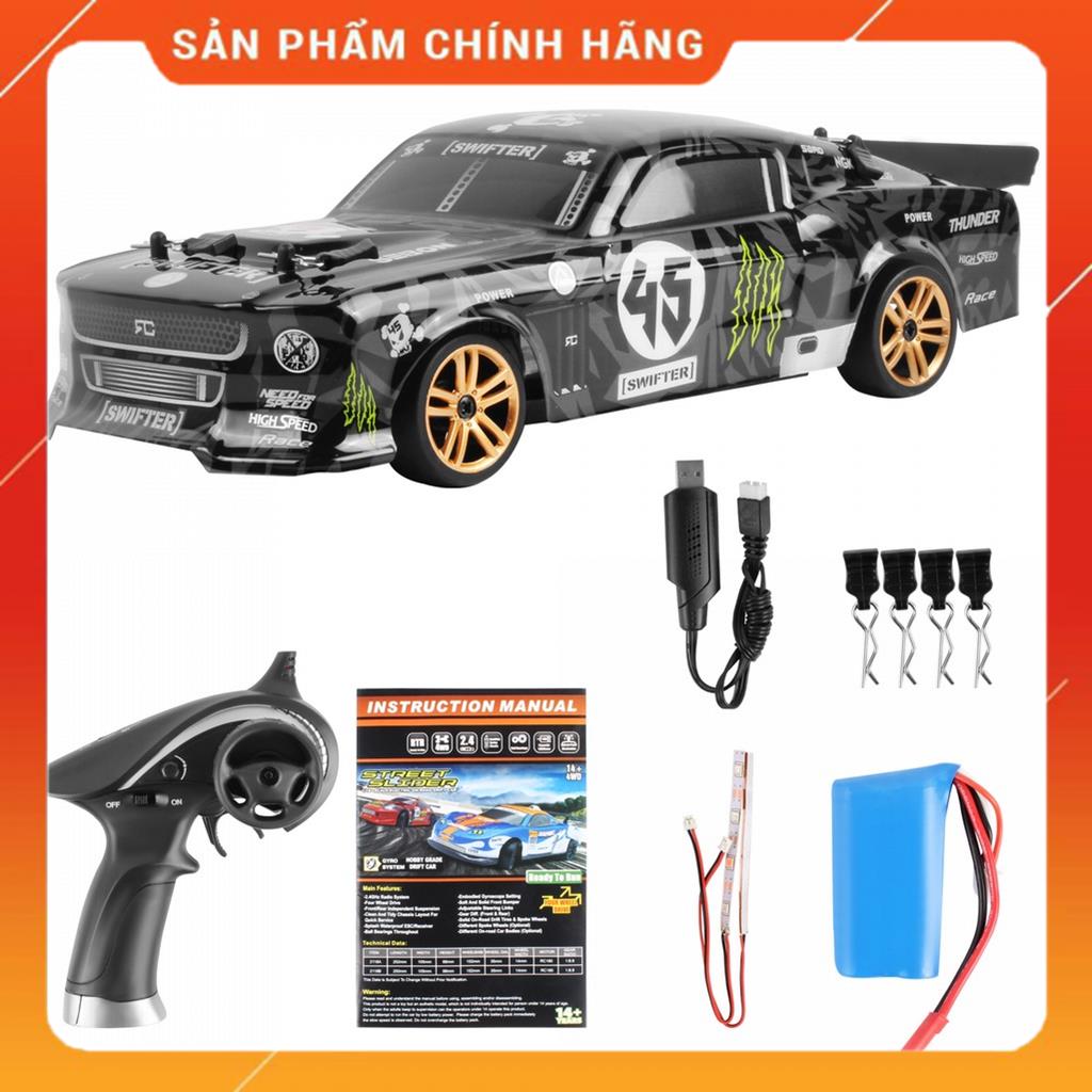 Xe điều khiển 1/18 từ xa Drift Mustang monster chuyên nghiệp dẫn động 4 bánh 2188A - pin sạc MSP66049