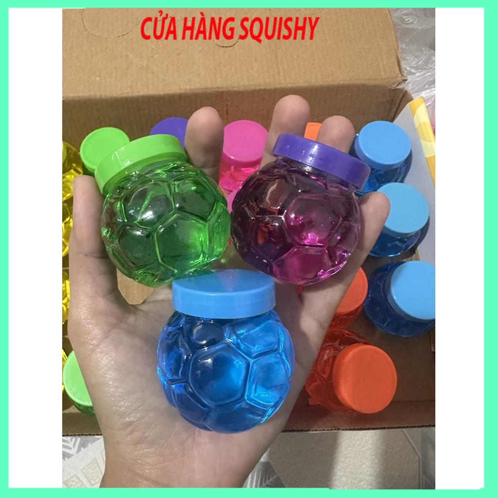 Sỉ 1 Hộp 24 lọ slime quả táo quả bóng đá , slam chất nhờn ma quái MSP34450